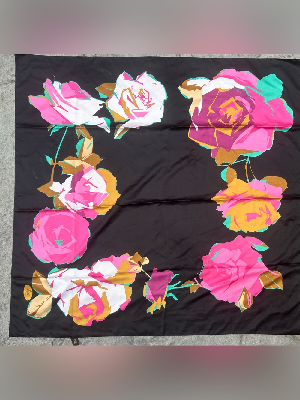 HPS Multicolor Silk Scarf